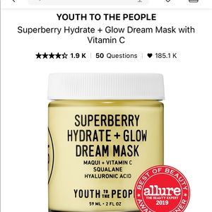 Youth to the People super berry face mask